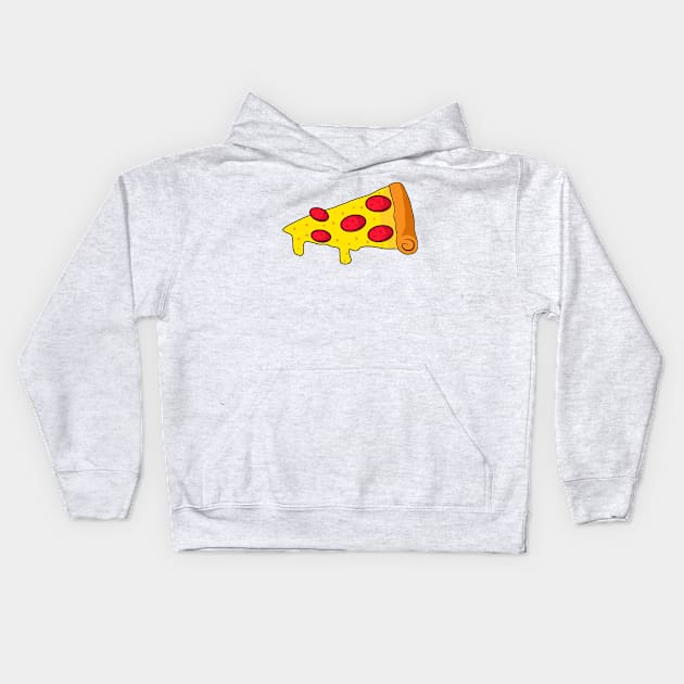 Tasty Pizza Kids Hoodie by SweetAnimals